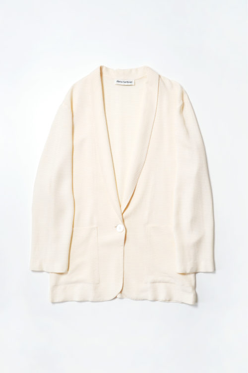 Cotton Plaid Tailored Jacket