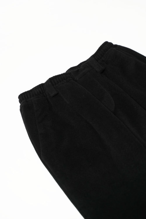 PLEATED CASHMERE WOOL TROUSERS