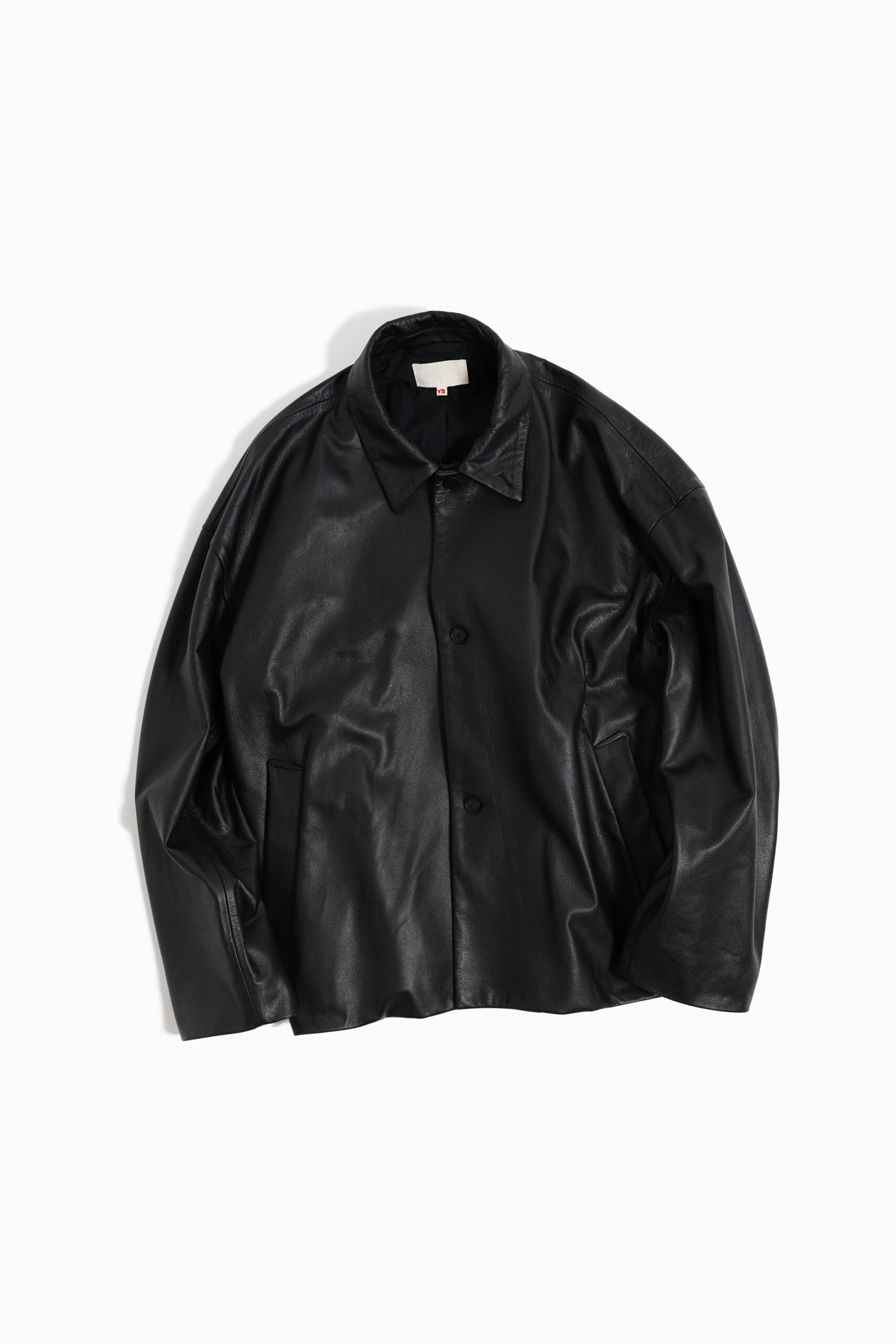 LEATHER OVER BLOUSON