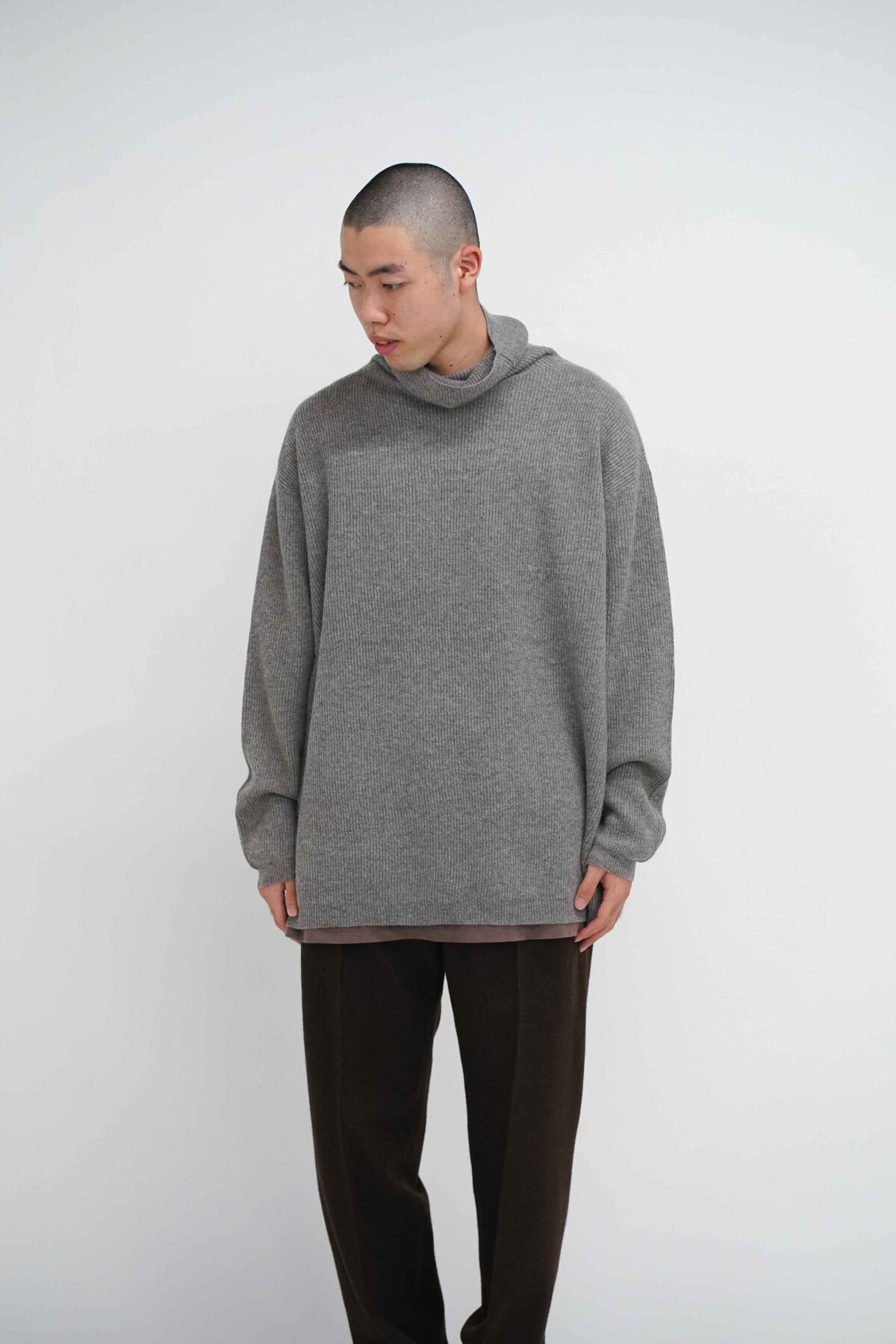 HIGH NECK KNIT | FUDGE UP NOTHING