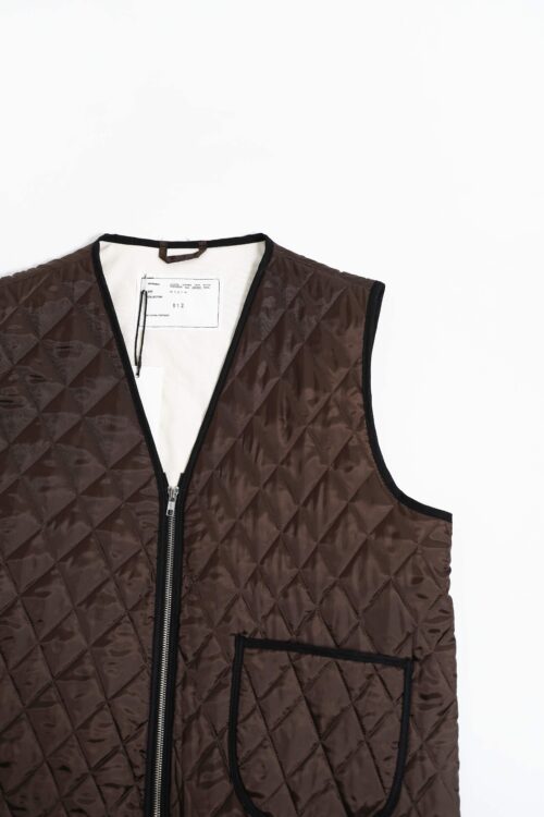 12.05.02 QUILTED WORKER VEST VISCOSE WOVEN DOWN