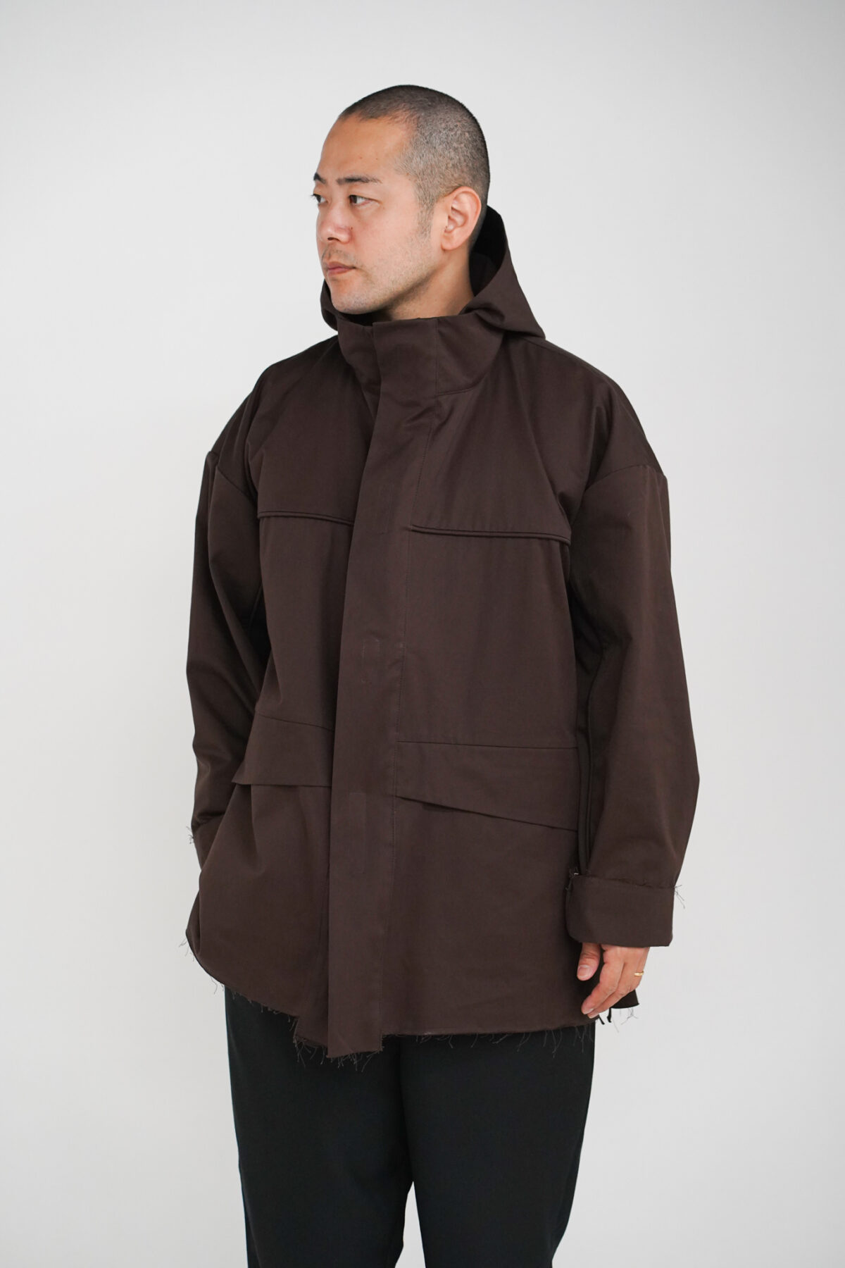 CF.12.09.13 POST JACKET COTTON WOVEN TEWILL | FUDGE UP NOTHING
