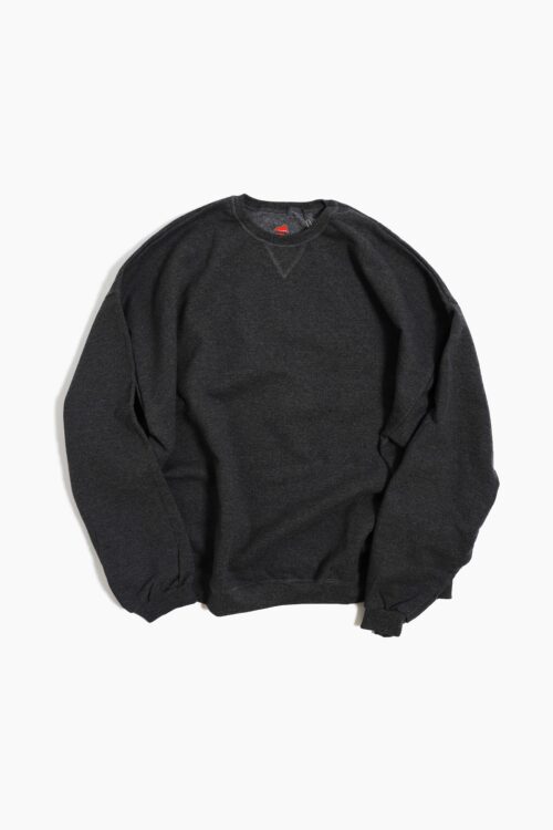 DEAD STOCK HANES CHARCOAL GRAY OVER SWEAT SHIRTS