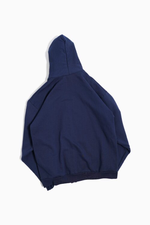 CHANNEL EMBROIDERY ZIP HOODIE