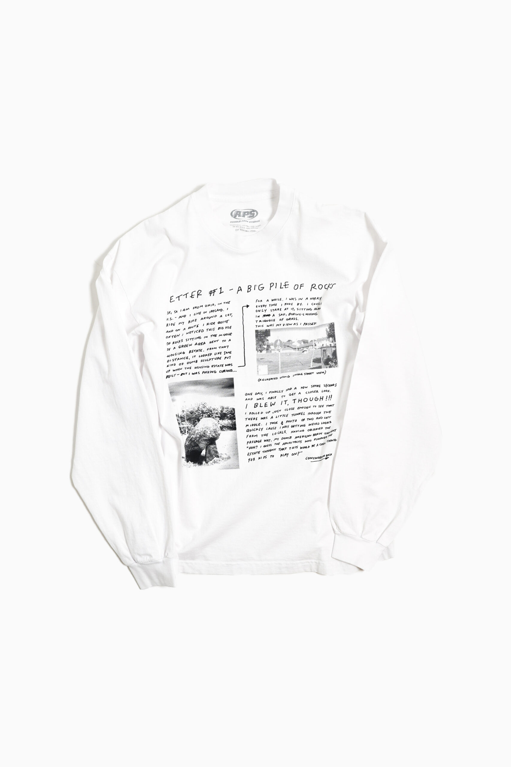 EXCLUSIVE THE LETTER LONG SLEEVE TEE