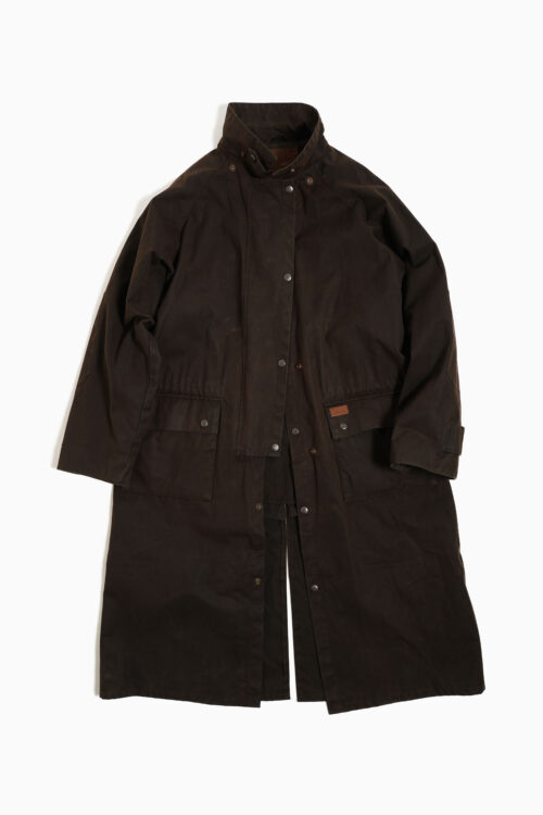 OUTBACK OILED COAT BROWN