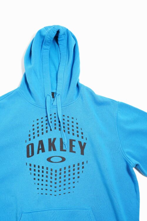 OAKLEY PRINTED HOODIE BLUE