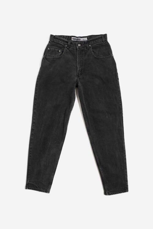 90'S LEVI'S SILVER TAB WASHED BLACK TAPERED DENIM
