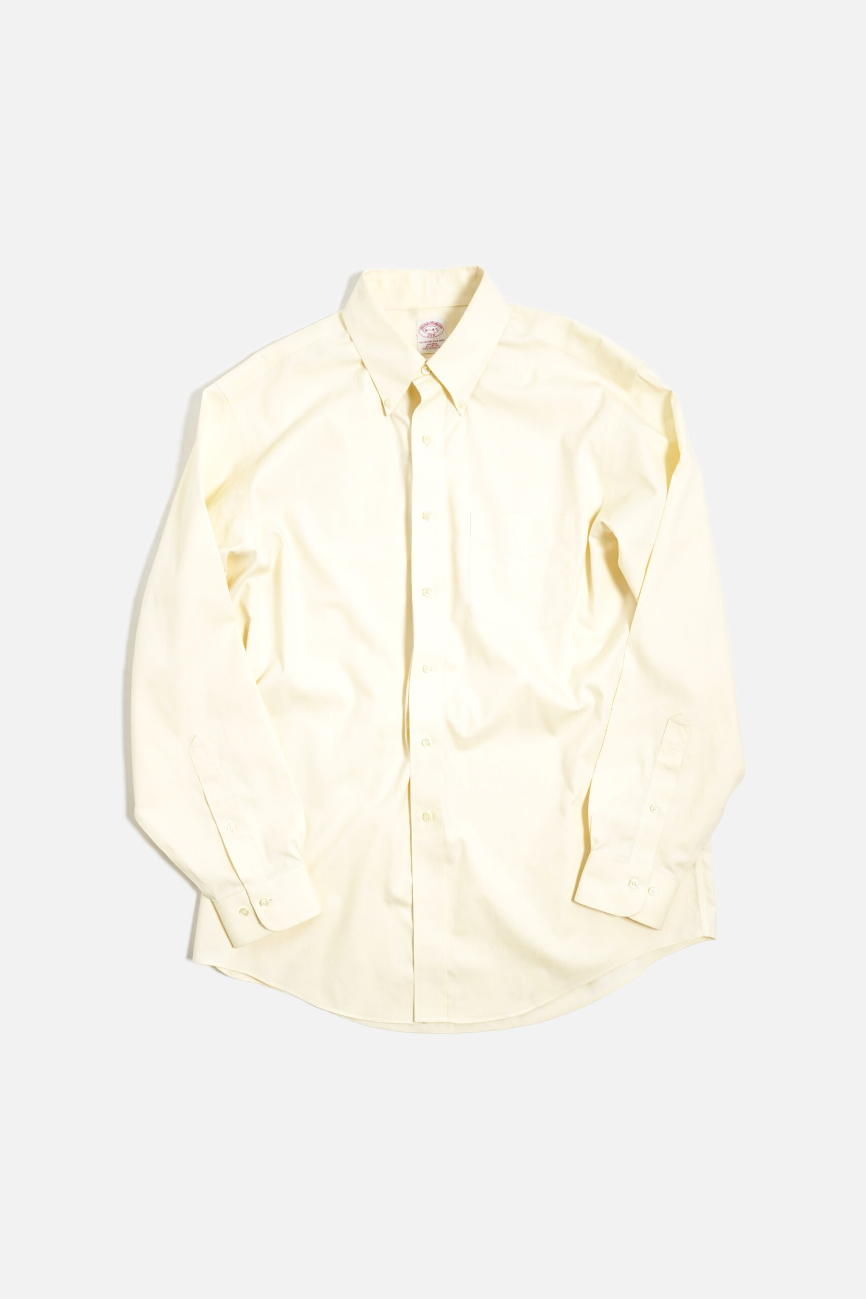 BROOKS BROTHERS CREAM COLOR COTTON SHIRTS