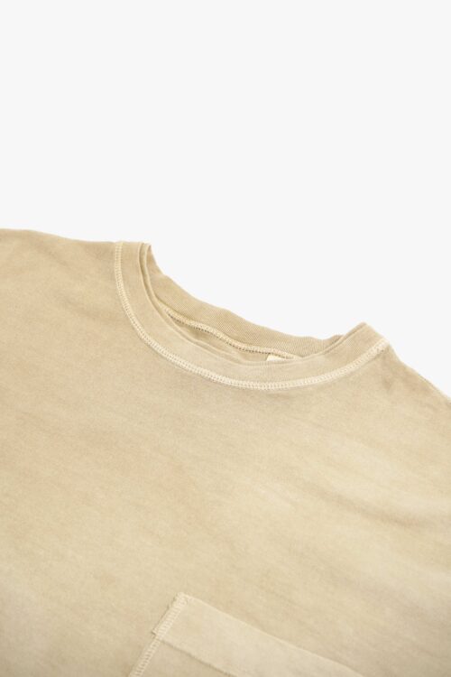 PIGMENT DYED DOUBLE COLLAR L/S T SHIRTS