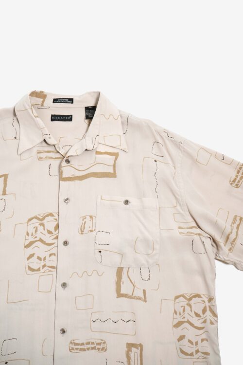 RISCATTO DESIGN RAYON S/S SHIRTS EURO FABRIC MADE