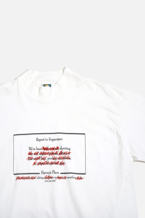 REPORT TO SUPERVISOR:  MOC NECK L/S TEE