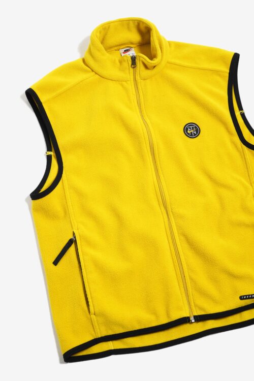 NIKE TOWN THERMA FIT YELLOW FLEECE VEST