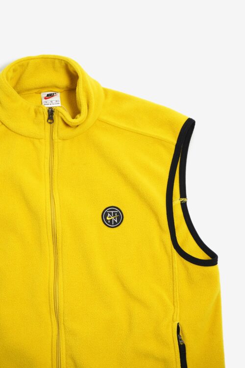 NIKE TOWN THERMA FIT YELLOW FLEECE VEST