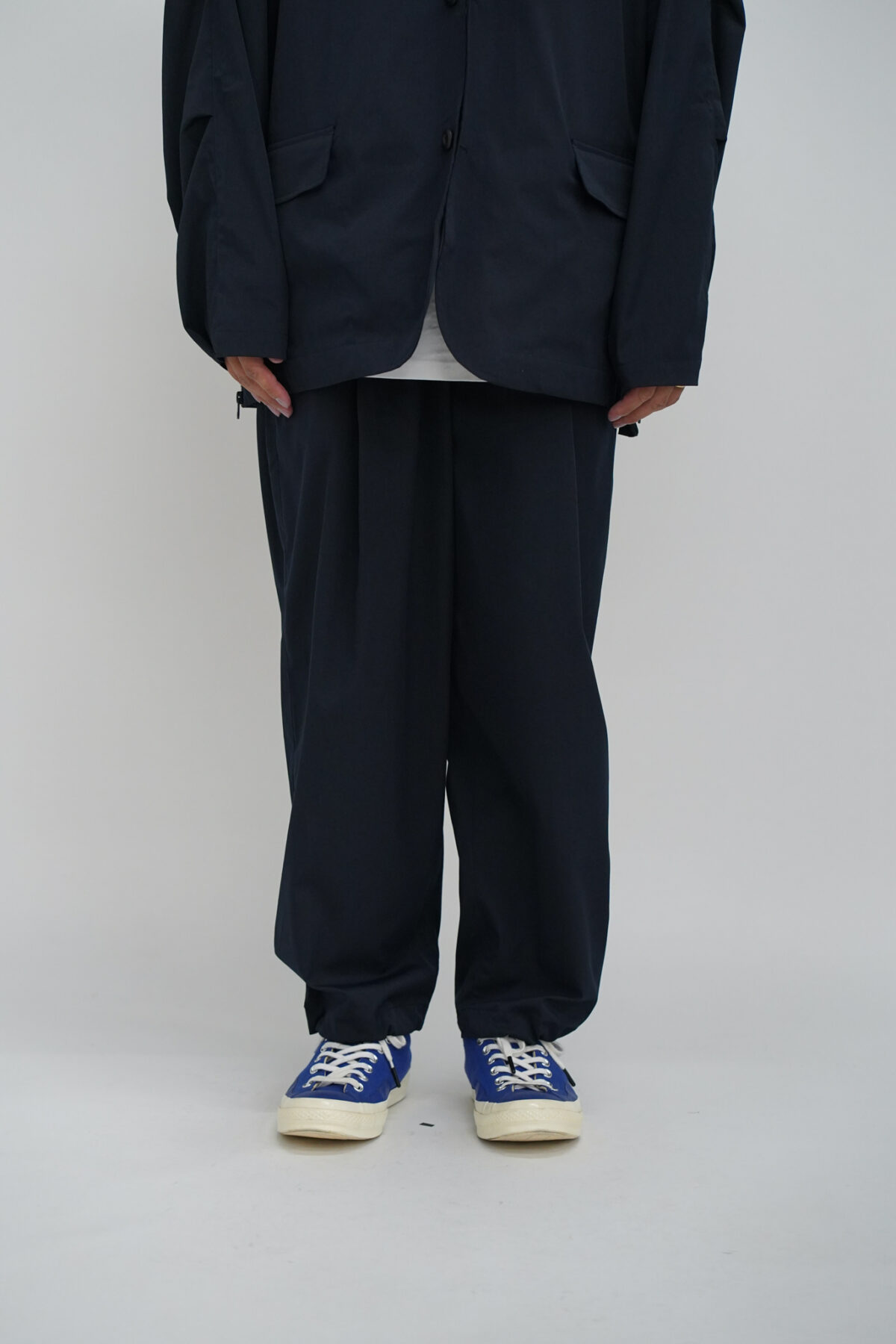 UNTRACE Basic Tapered Sweat Track Pants dr-idol.com