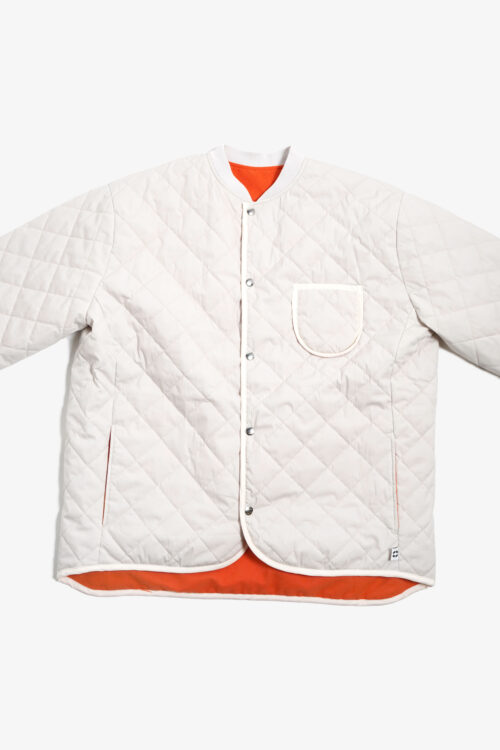 REVERSIBLE QUILTING JACKET GRAY