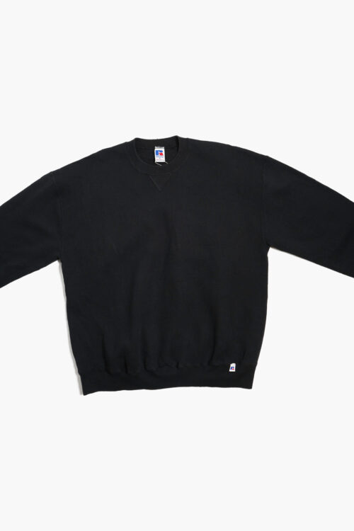 OLD RUSSEL SWEAT BLACK COLOR MADE IN USA