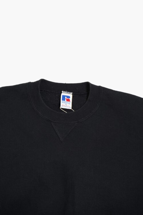 OLD RUSSEL SWEAT BLACK COLOR MADE IN USA