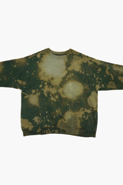 GREEN BODY BLEACH DYE SWEAT