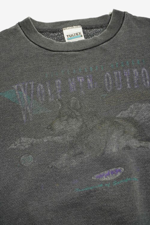 80'S WOLF MTN OUTPOST EURO FABRIC BLANK SWEAT