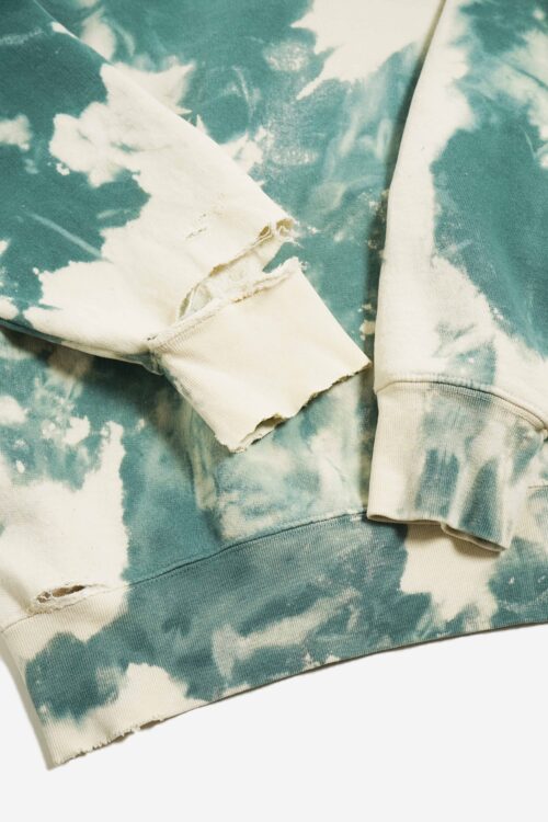 CHAMPION GREEN COLOR OVER DYE BLANK SWEAT
