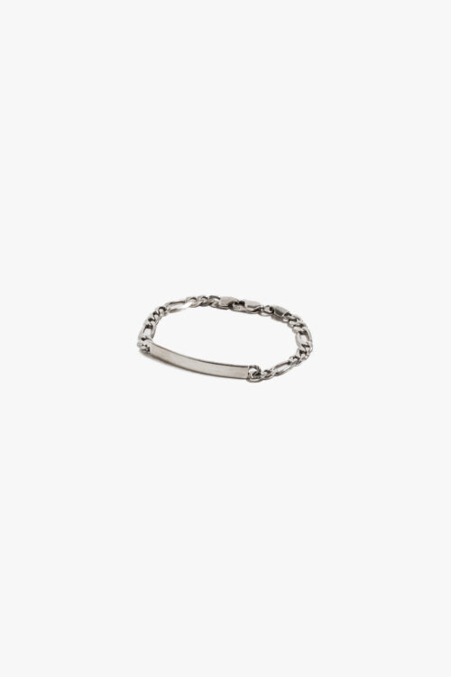 PLATE CURVE CHAIN SILVER925 BRACELET MADE IN ITALY