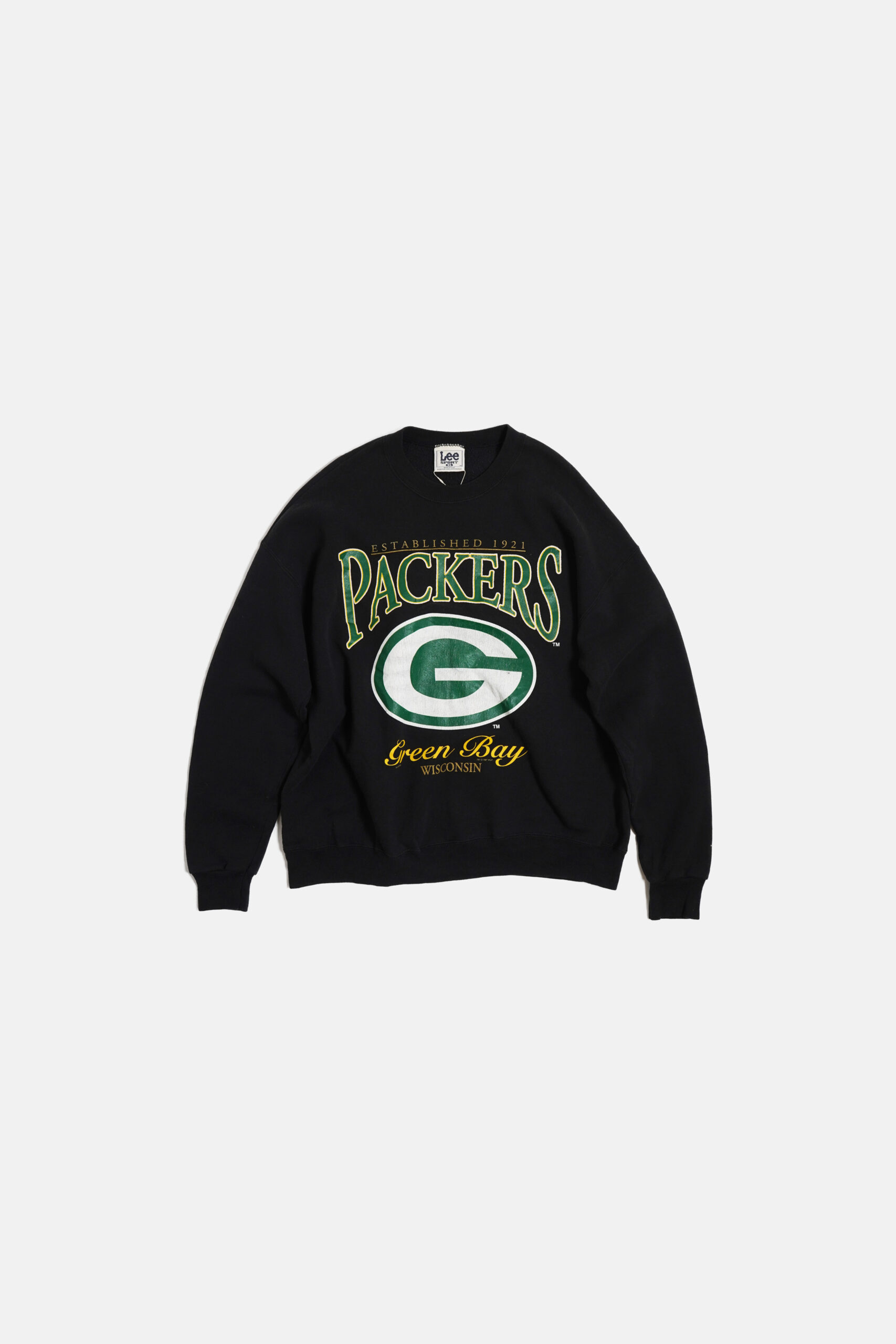 90'S LEE SPORT PACKERS PRINTED OVER SWEAT