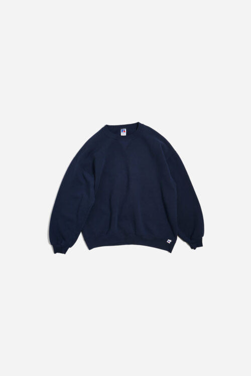 FADE NAVY COLOR SWEAT RUSSELL BODY MADE IN USA