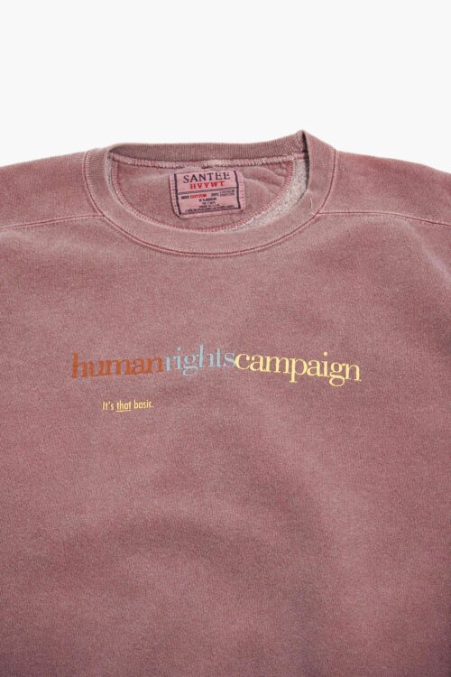 FADED SWEAT “human right campaign” MADE IN USA