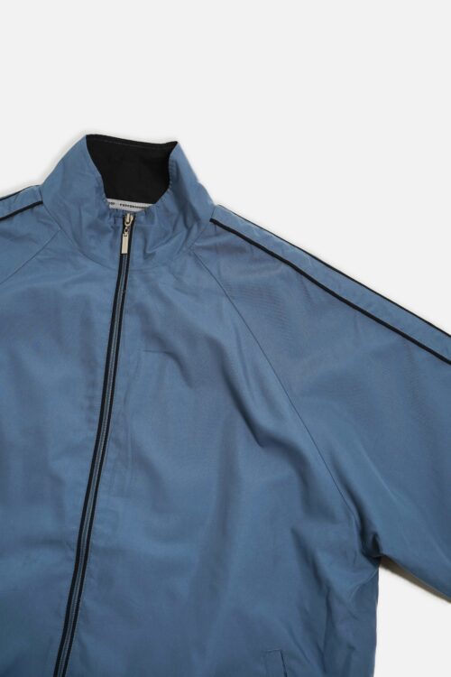 WHETHER PROOF SMOOTH BLUE MINIMAL DESIGN TRACK JACKET
