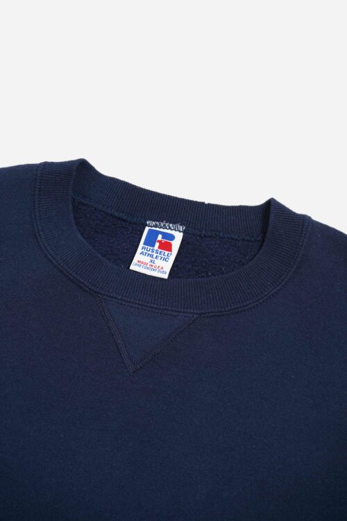FADE NAVY COLOR SWEAT RUSSELL BODY MADE IN USA