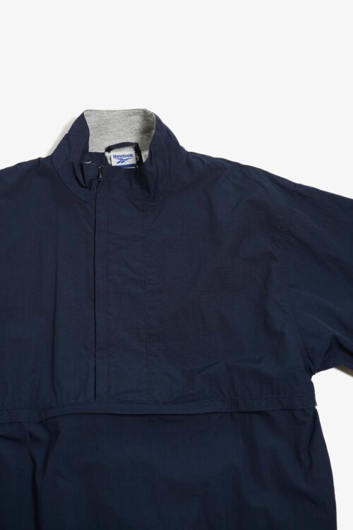 90’S EURO REEBOK NYLON ANORAK JACKET NAVY