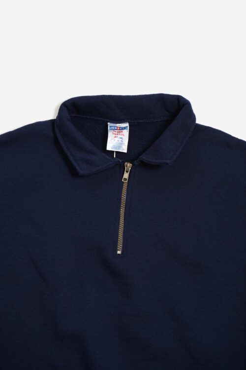 JERZEES HALF ZIP SWEAT NAVY