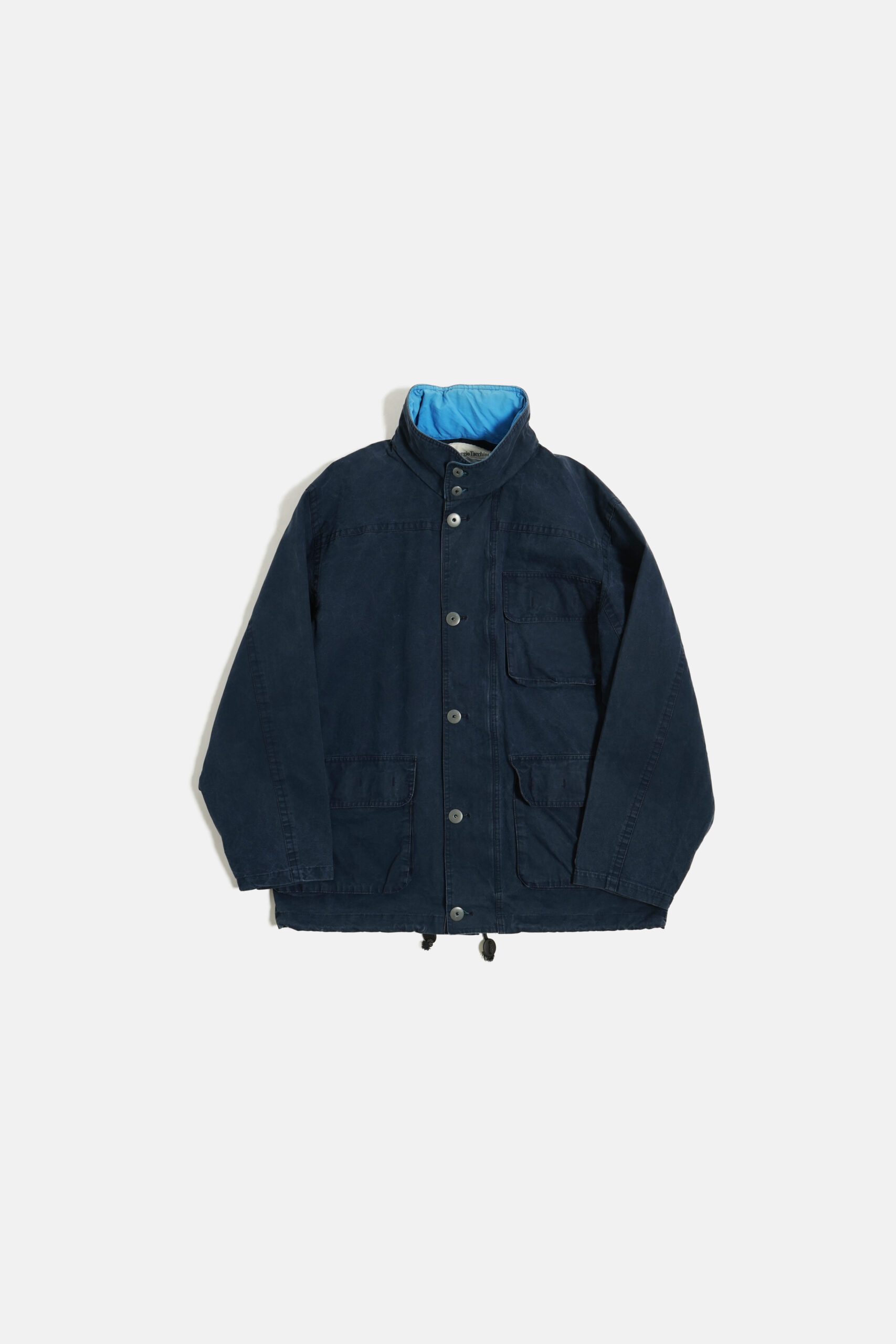 OLD SERGIO TACCHINI FADE NAVY COTTON JACKET