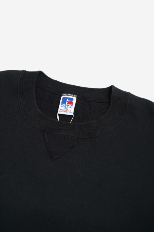 OLD RUSSEL BLACK COLOR OVER SWEAT MADE IN USA