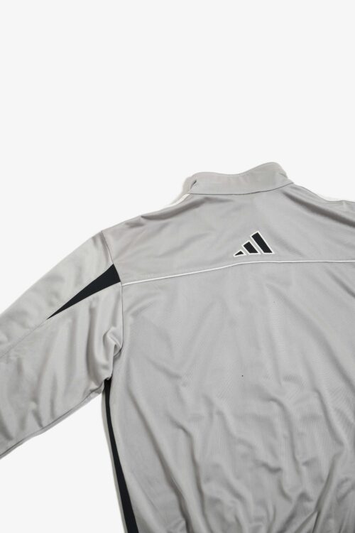 90'S ADIDAS GRAY COLOR JERSEY JACKET