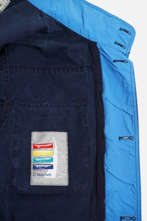 OLD SERGIO TACCHINI FADE NAVY COTTON JACKET