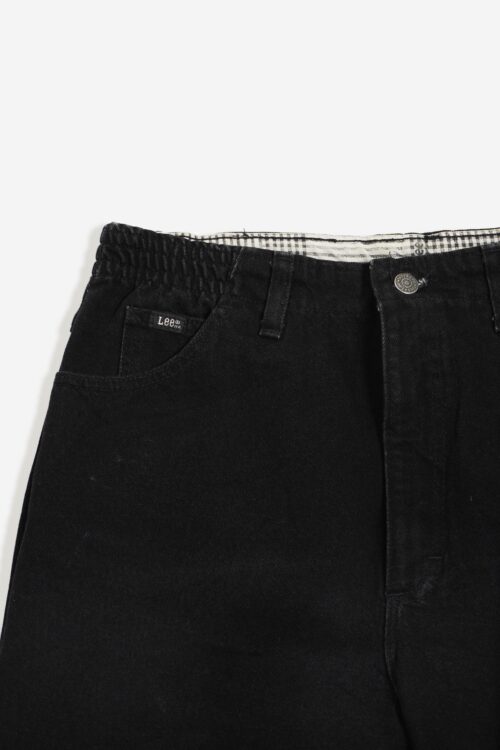 90'S LEE TAPERED SILHOUETTE EASY DENIM PANTS BLACK MADE IN USA