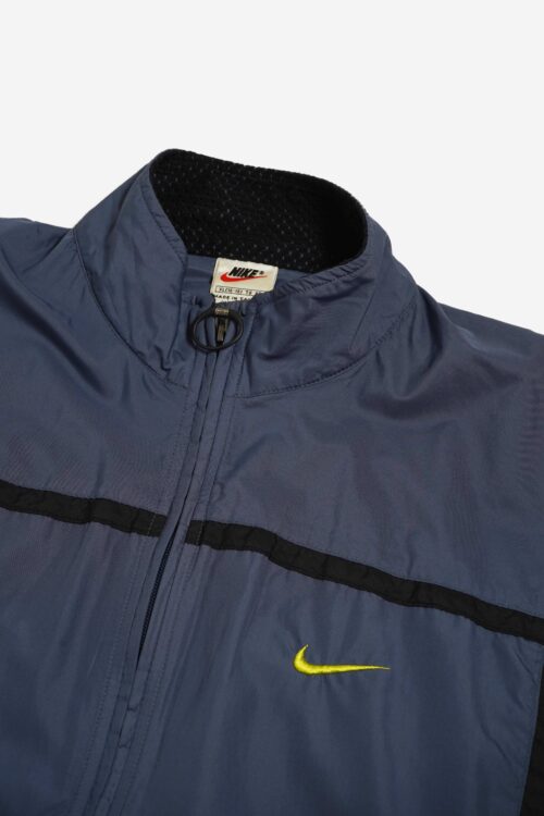 90'S NIKE DESIGN TRACK JACKET NAVY YELLOW