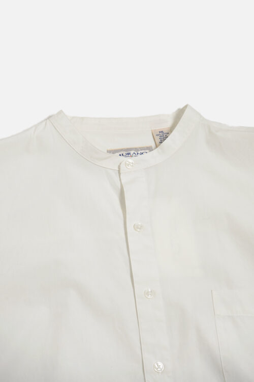 MURANO BAND COLLER L/S SHIRTS WHITE