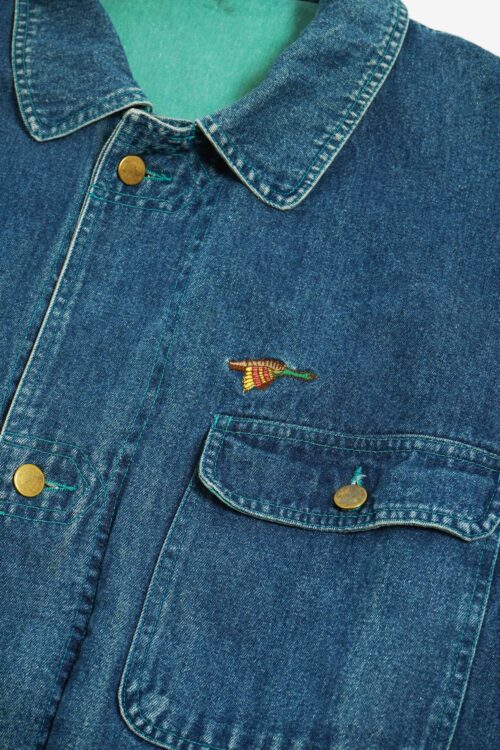 SAFETY GARMENT DENIM OVER ALL JACKET MADE IN GERMANY