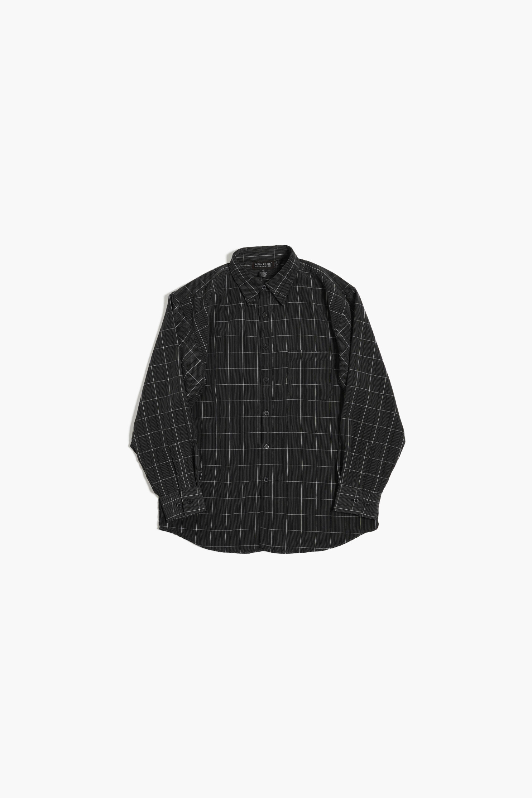 MONTAGE CHECK PATTERN L/S SHIRTS