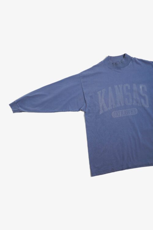 KANSAS MOCK NECK L/S TEE MADE IN USA