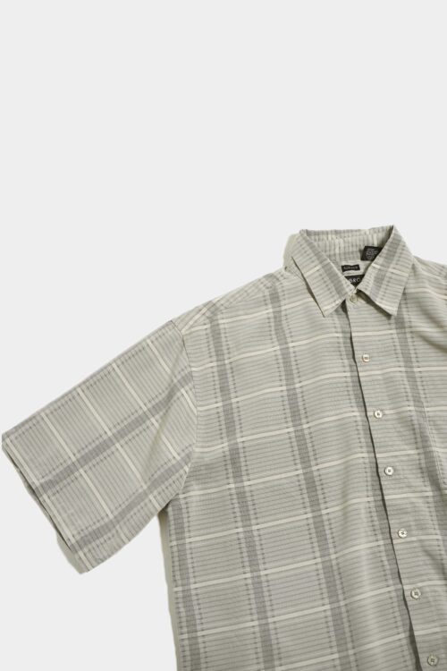 GEGRGE WOVEN CHECK PATTERN S/S SHIRTS