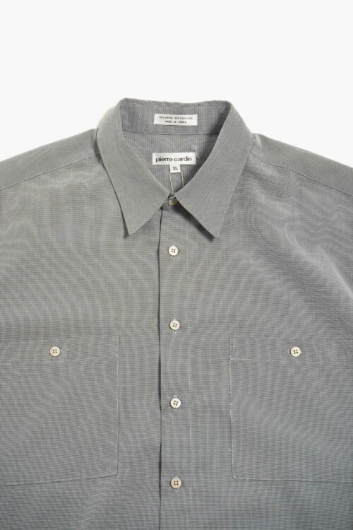 90’S PIERRE CARDIN HOUND TOOTH PATTERN S/S SHIRTS