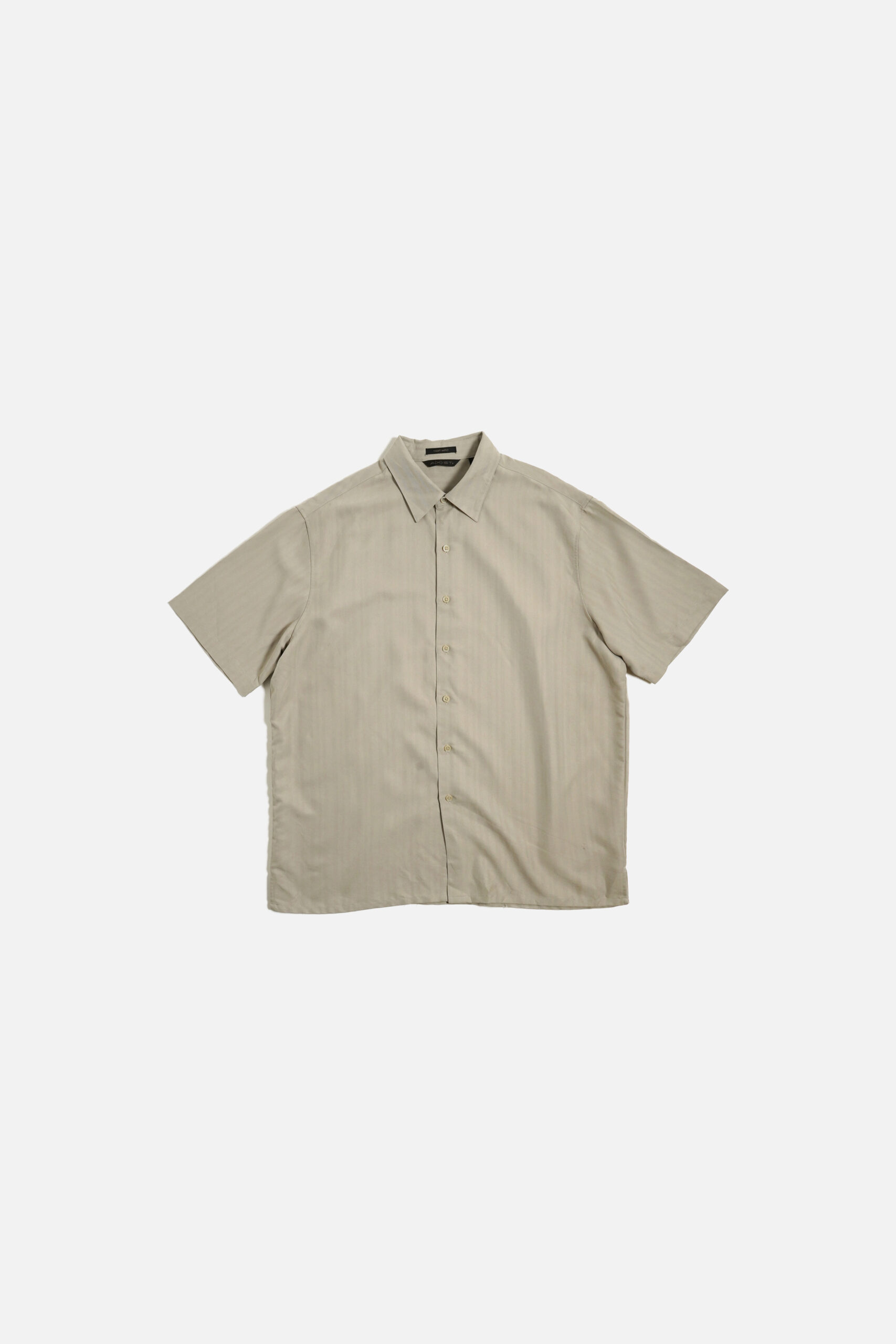 90’S AXIST HERRINGBONE S/S SHIRTS BEIGE