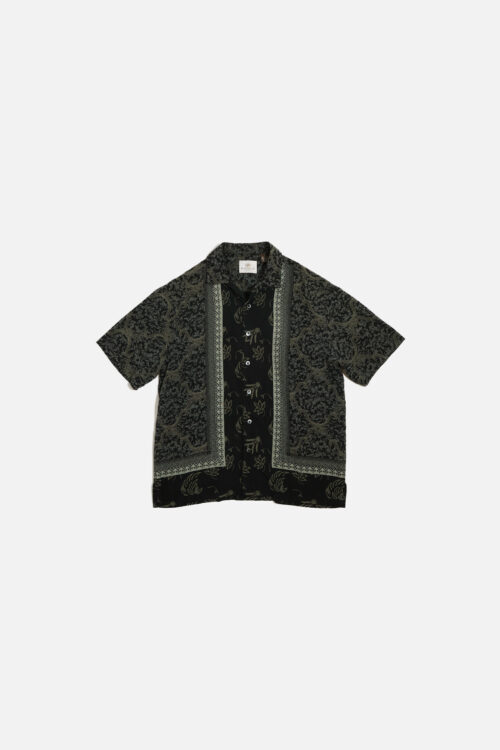 90'S PARADISE BY AXIS PATTERN DESIGN SILK S/S SHIRTS
