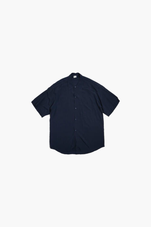 BENETTON EMBROIDERY S/S SHIRTS NAVY