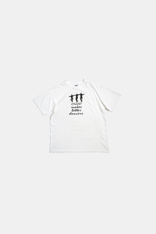 OUZO MAKES BETTER DANCES PRINTED TEE SHIRTS