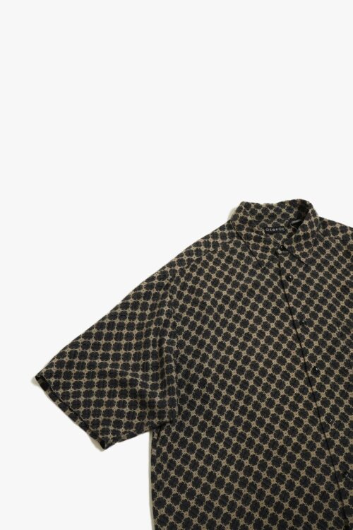 GEORGE DESIGN CHECK VISCOSE RAYON S/S SHIRTS